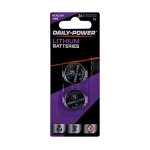 Card of 2 Lithium Batteries 